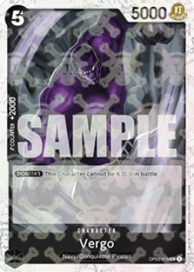 Vergo (PRB01 OP03-079) One Piece Card The Best