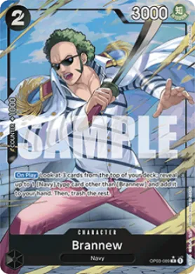 Brannew (PRB01 OP03-089) One Piece Card The Best