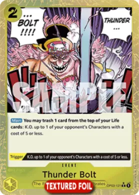 Thunder Bolt (PRB01 OP03-121) One Piece Card The Best