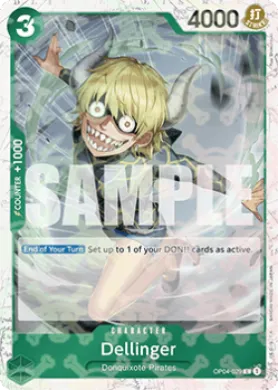 Dellinger (PRB01 OP04-029) One Piece Card The Best