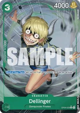 Dellinger (PRB01 OP04-029) One Piece Card The Best