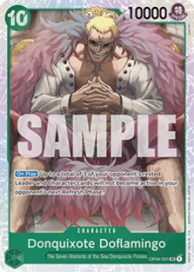 Donquixote Doflamingo (PRB01 OP04-031) One Piece Card The Best