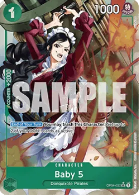 Baby 5 (PRB01 OP04-032) One Piece Card The Best