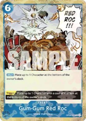 Gum-Gum Red Roc (PRB01 OP04-056) One Piece Card The Best