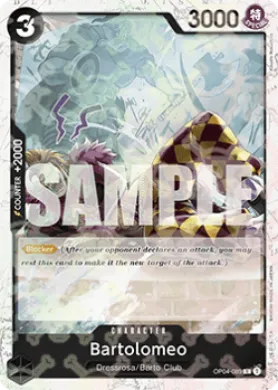 Bartolomeo (PRB01 OP04-089) One Piece Card The Best