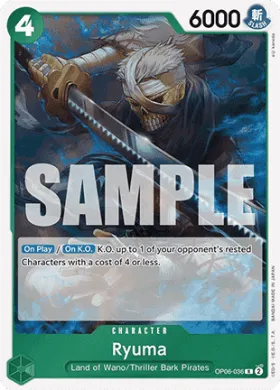 Ryuma (PRB01 OP06-036) One Piece Card The Best