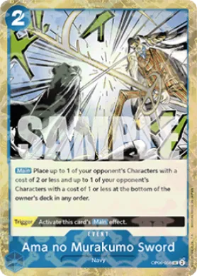 Ama no Murakumo Sword (PRB01 OP06-056) One Piece Card The Best