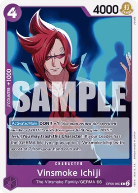 Vinsmoke Ichiji (PRB01 OP06-060) One Piece Card The Best
