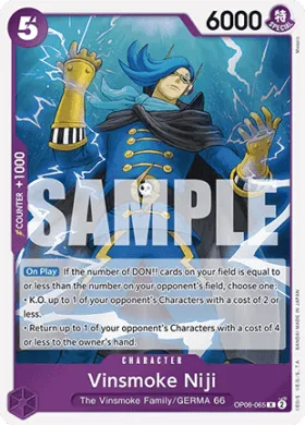 Vinsmoke Niji (PRB01 OP06-065) One Piece Card The Best