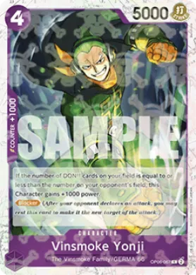 Vinsmoke Yonji (PRB01 OP06-067) One Piece Card The Best