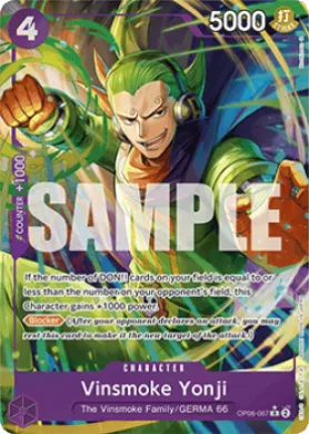 Vinsmoke Yonji (PRB01 OP06-067) One Piece Card The Best