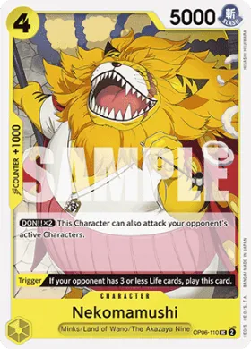 Nekomamushi (PRB01 OP06-110) One Piece Card The Best