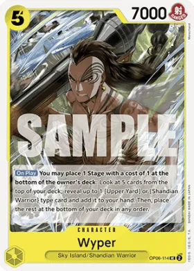 Wyper (PRB01 OP06-114) One Piece Card The Best