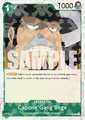Capone"Gang"Bege (PRB01 ST02-004) One Piece Card The Best