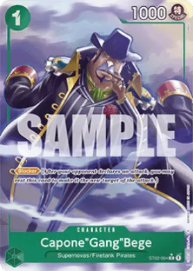 Capone"Gang"Bege (PRB01 ST02-004) One Piece Card The Best