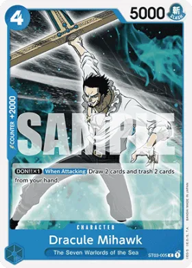 Dracule Mihawk (PRB01 ST03-005) One Piece Card The Best
