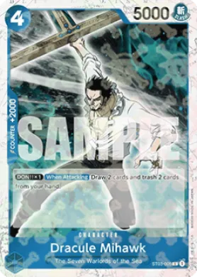 Dracule Mihawk (PRB01 ST03-005) One Piece Card The Best