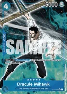Dracule Mihawk (PRB01 ST03-005) One Piece Card The Best