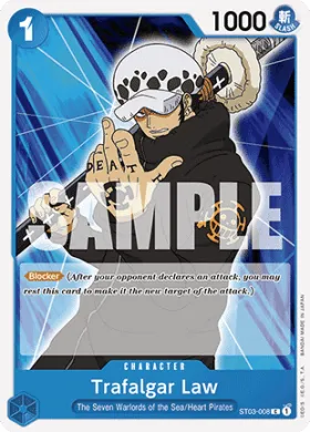 Trafalgar Law (PRB01 ST03-008) One Piece Card The Best