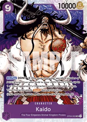 Kaido (PRB01 ST04-003) One Piece Card The Best