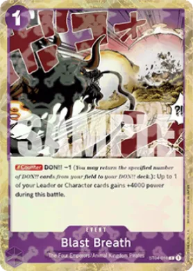 Blast Breath (PRB01 ST04-016) One Piece Card The Best