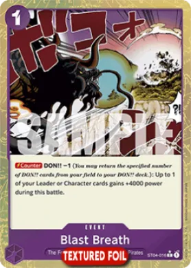 Blast Breath (PRB01 ST04-016) One Piece Card The Best