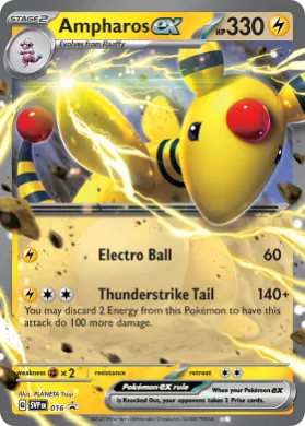 Ampharos ex (PR-SV SVP 016) SV Black Star Promos