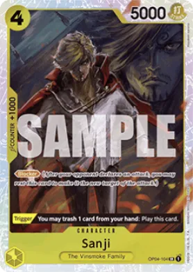 Sanji (PRB01 OP04-104) One Piece Card The Best