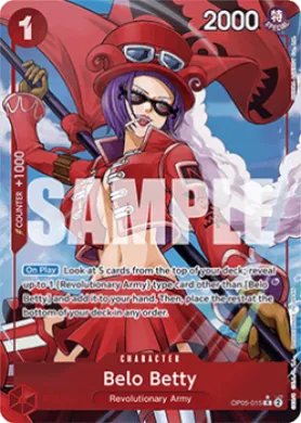 Belo Betty (PRB01 OP05-015) One Piece Card The Best