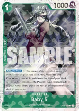 Baby 5 (PRB01 OP05-034) One Piece Card The Best