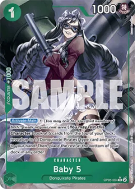 Baby 5 (PRB01 OP05-034) One Piece Card The Best