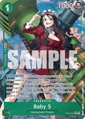 Baby 5 (PRB01 OP05-034) One Piece Card The Best