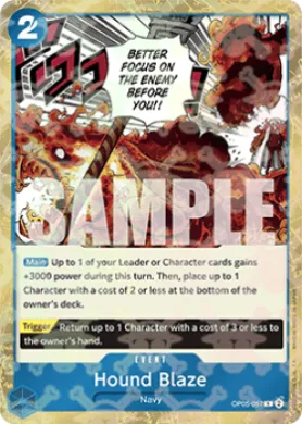 Hound Blaze (PRB01 OP05-057) One Piece Card The Best