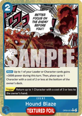 Hound Blaze (PRB01 OP05-057) One Piece Card The Best