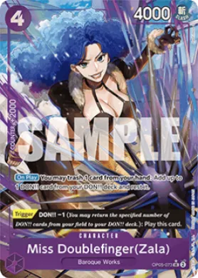 Miss Doublefinger(Zala) (PRB01 OP05-073) One Piece Card The Best