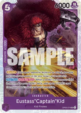 Eustass"Captain"Kid (PRB01 OP05-074) One Piece Card The Best