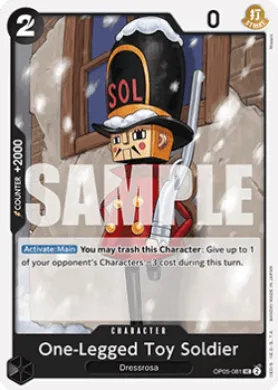 One-Legged Toy Soldier (PRB01 OP05-081) One Piece Card The Best