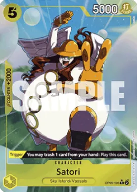 Satori (PRB01 OP05-105) One Piece Card The Best