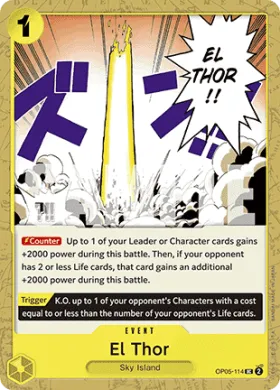 El Thor (PRB01 OP05-114) One Piece Card The Best