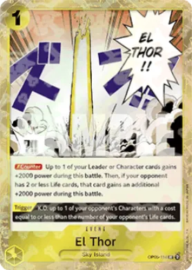 El Thor (PRB01 OP05-114) One Piece Card The Best