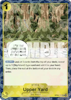 Upper Yard (PRB01 OP05-117) One Piece Card The Best