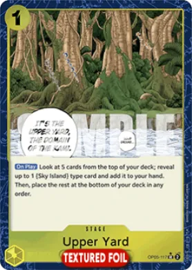 Upper Yard (PRB01 OP05-117) One Piece Card The Best