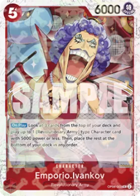Emporio.Ivankov (PRB01 OP06-003) One Piece Card The Best