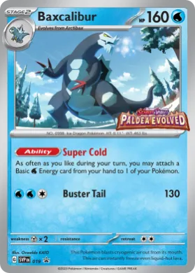 Baxcalibur (PR-SV SVP 019) SV Black Star Promos