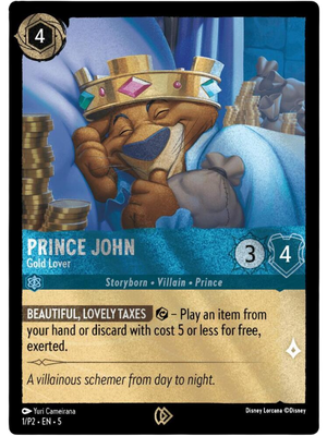 Prince John - Gold Lover