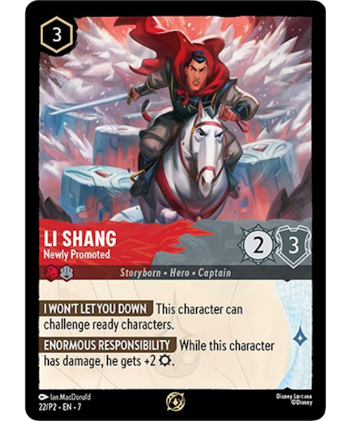 Li Shang - Newly Promoted