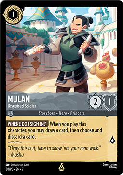 Mulan - Disguised Soldier