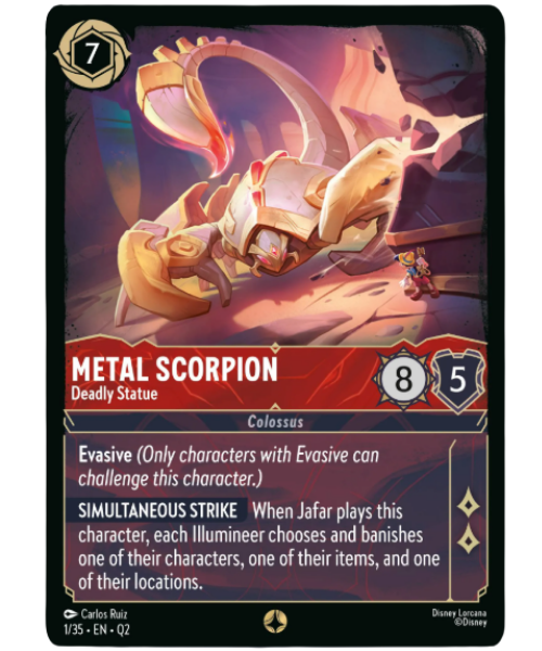 Metal Scorpion - Deadly Statue