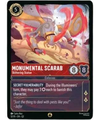 Monumental Scarab (QU2 12) Illumineer's Quest: Palace Heist