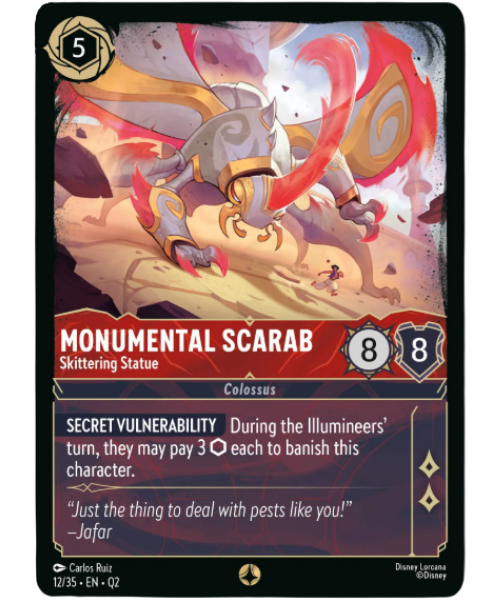 Monumental Scarab - Skittering Statue